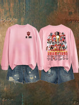 Women's   Football Print Sweatshirt