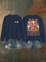 Women's   Football Print Sweatshirt