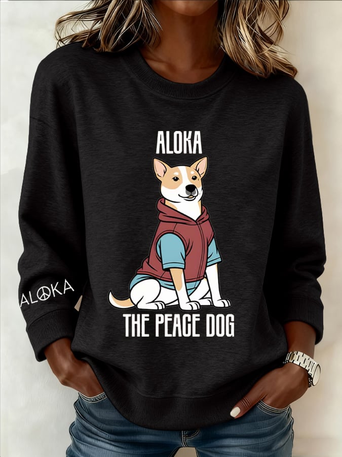 Women's Walk For Peace  Art Print Sweatshirt