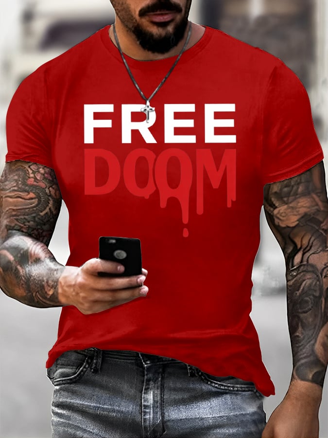 Men's Justice Casual Printed T-shirt