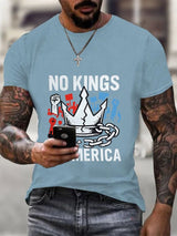 We Serve For The Country Not For The King Print  T-Shirt