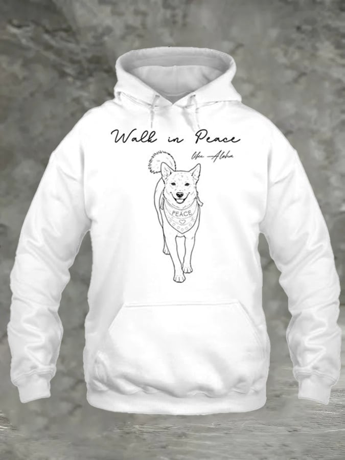 Men's Walk For Peace  Printed Sweatshirt