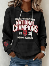Women's Football Print Casual Sweatshirt