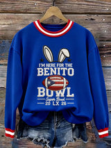 Women's Puerto Rico Print Sweatshirt