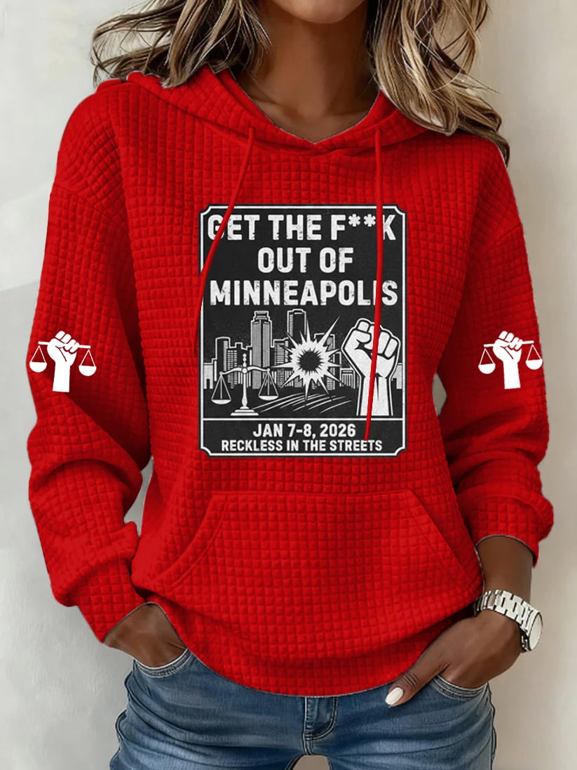 Women's Justice For Her Print Casual Sweatshirt