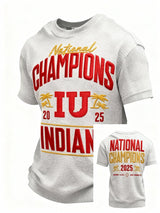 Men's Football Print Short-Sleeve T-Shirt