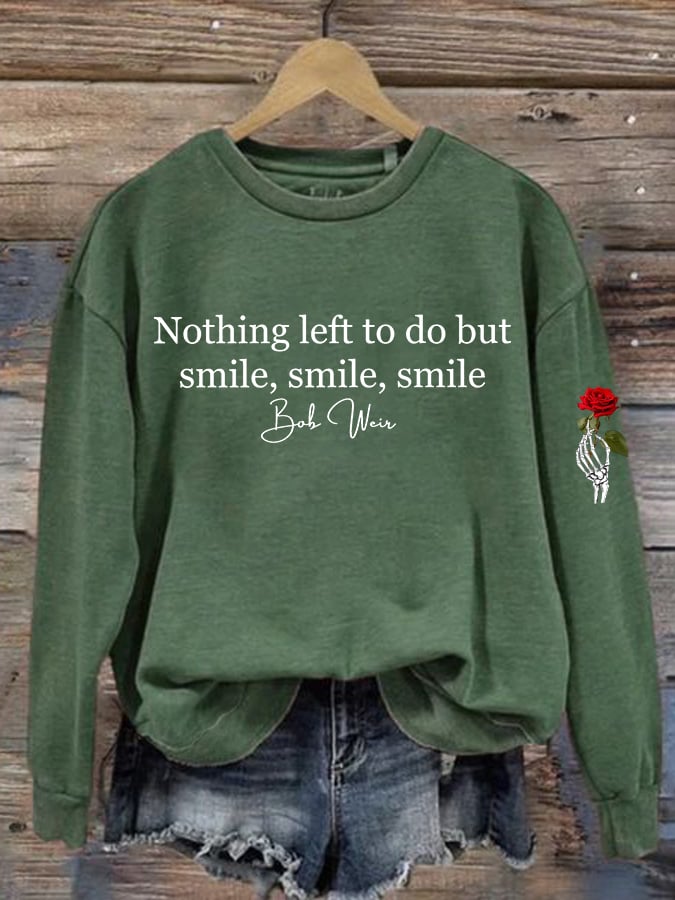 🔥Buy 3 Get 15% Off Women's Vintage Rock Tribute Print Casual Sweatshirt