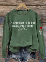 🔥Buy 3 Get 15% Off Women's Vintage Rock Tribute Print Casual Sweatshirt