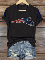 Women's Football Printed T-Shirt