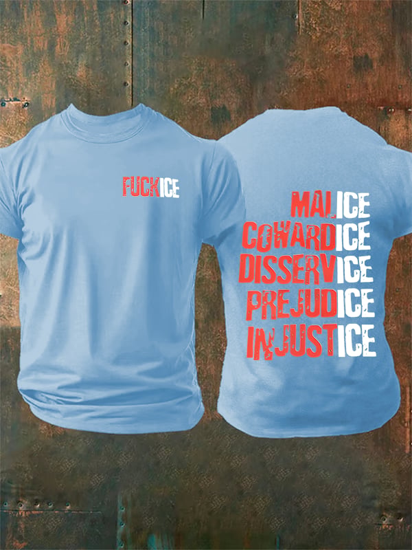 Men's  Justice For Her  Print  T-Shirt