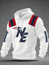 Men's Football Printed Casual Hoodie