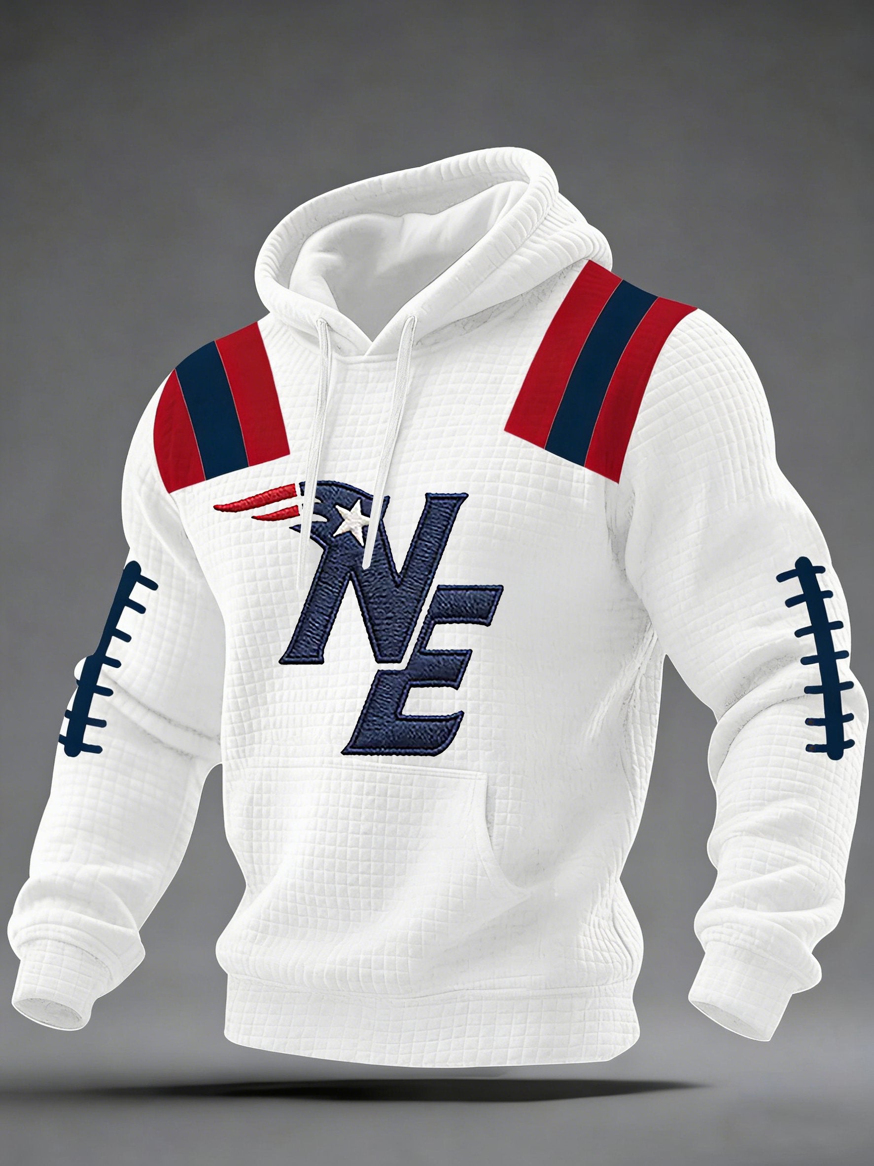 Men's Football Printed Casual Hoodie