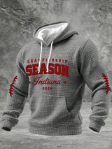 Men's Football Printed Casual Hoodie