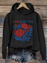 🔥Buy 3 Get 15% Off🔥Retro I Am Aunt Tifa Print Hoodie