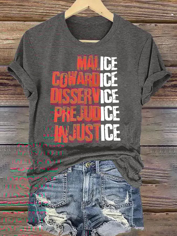 Women's  Justice For Her  T-Shirt