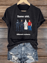 Women's  Different costume Print T-Shirt