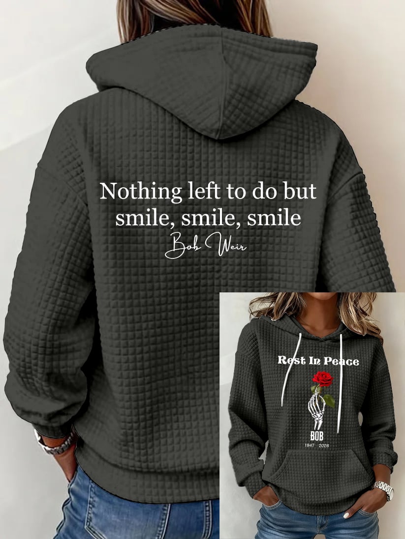 🔥Buy 3 Get 15% Off Women's Nothing Left To Do But Smile Smile Smile Print Casual Sweatshirt