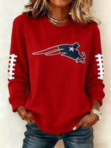 Women's Football print  Sweatshirt
