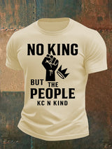 Men's no king but the people KC N kind print  T-Shirt