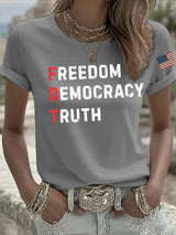 🔥Buy 3 Get 15% Off🔥Women's casual FDT loose T-shirt