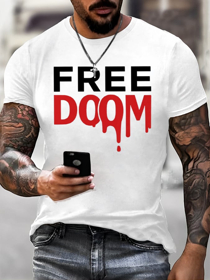 Men's Justice Casual Printed T-shirt