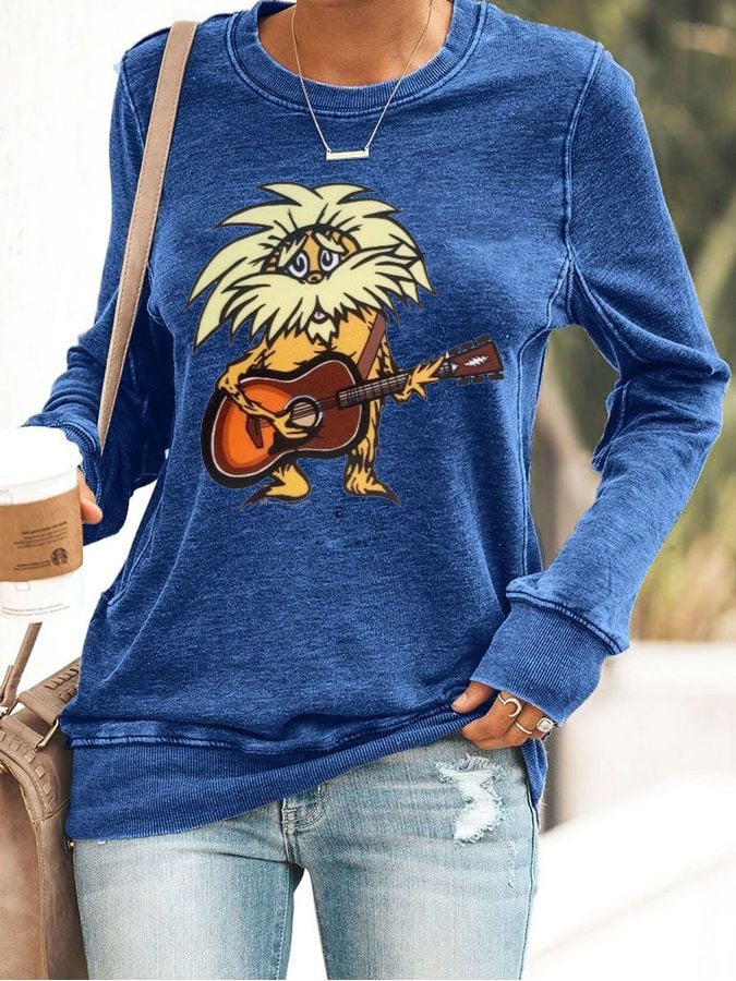 Women's Casual Printed Sweatshirt