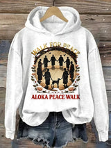 Women's Walk For Peace  Art Print Sweatshirt