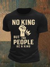 Men's no king but the people KC N kind print  T-Shirt