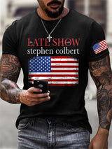 Men's Retro Last Last Show Print T-Shirt