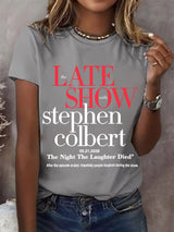 🔥Buy 3 Get 15% Off🔥Women's Retro Last Show Print T-Shirt