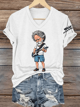 🔥Buy 3 Get 15% Off Women's RIP Bob Weir Weir Everywhere Short Sleeve T-Shirt