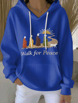 Women's Walk For Peace  Art Print Sweatshirt