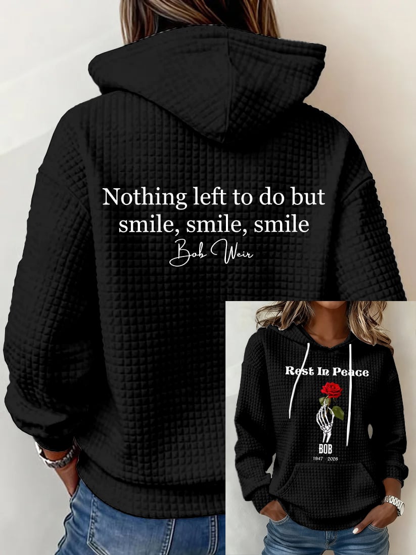 🔥Buy 3 Get 15% Off Women's Nothing Left To Do But Smile Smile Smile Print Casual Sweatshirt