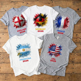 Custom Country Flags - Personalized  T-Shirt